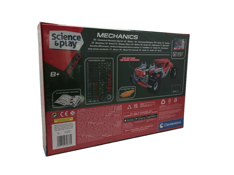 KLOCKI CLEMENTONI MECHANICS MONSTER TRUCK