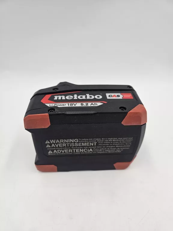 AKUMULATOR AKU METABO 18V 5.2AH CAS LI-POWER B