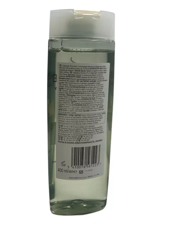 PANTENE PRO-V AQUA LIGHT SZAMPON DO WŁOSÓW PRZETŁUSZCZAJĄCYCH SIĘ 400 ML