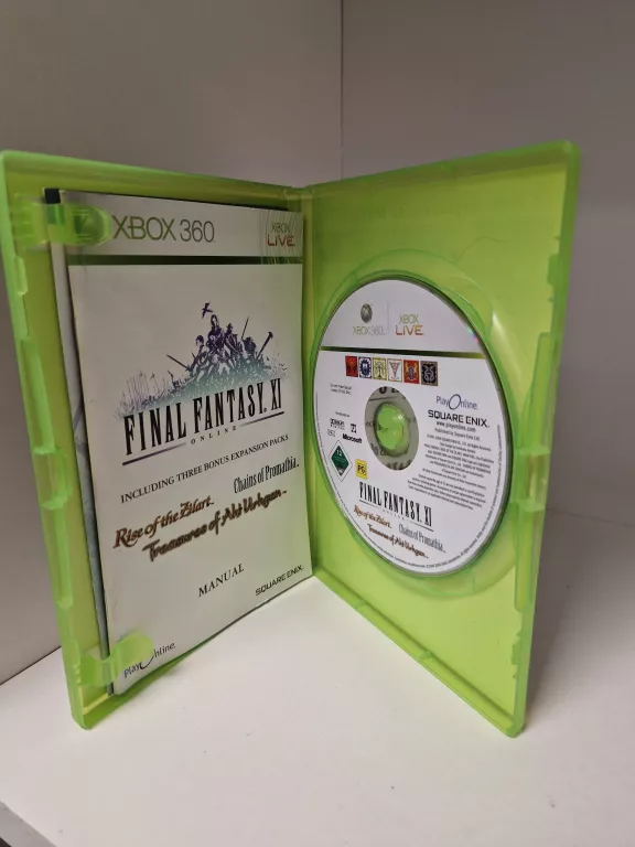 FINAL FANTASY XI 11 ONLINE 2008 MICROSOFT XBOX 360