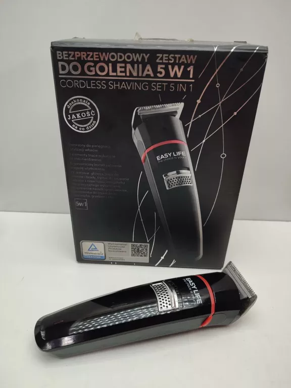 MASZYNKA DO WŁOSÓW 5W1 EASY LIFE GK-6079-16/KOMPLET W PUDEŁKU
