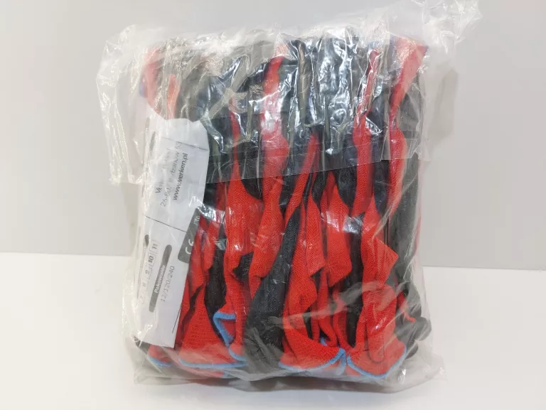 RĘKAWICE ROBOCZE BUDOWLANE LATE RED LATEX 9/L 11/12 OPAKOWANIE 12 PAR