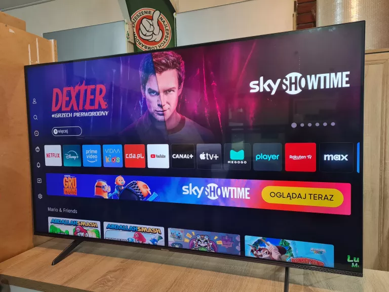 TELEWIZOR HISENSE 55E7KQ PRO 55 QLED 144HZ GW.
