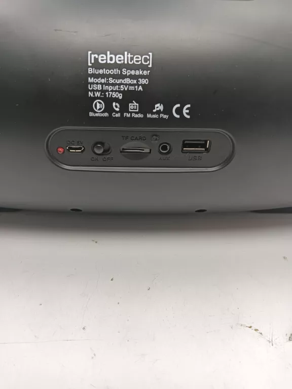 GŁOŚNIK PRZENOŚNY REBELTEC SOUNDBOX 390