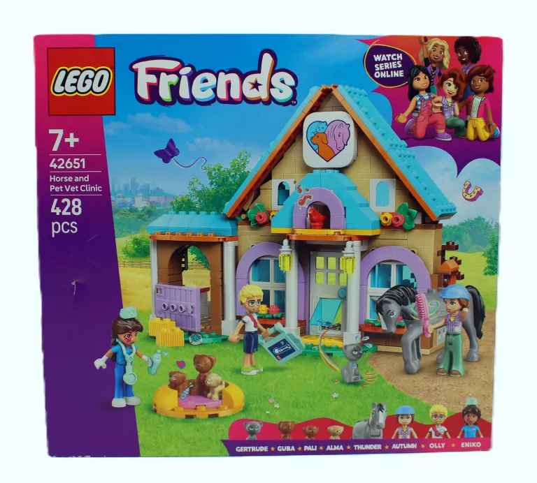 KLOCKI LEGO FRIENDS 42651 – KOŃ I LECZNICA DLA ZWIERZĄT