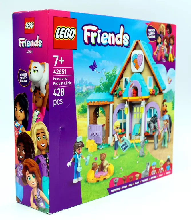 KLOCKI LEGO FRIENDS 42651 – KOŃ I LECZNICA DLA ZWIERZĄT