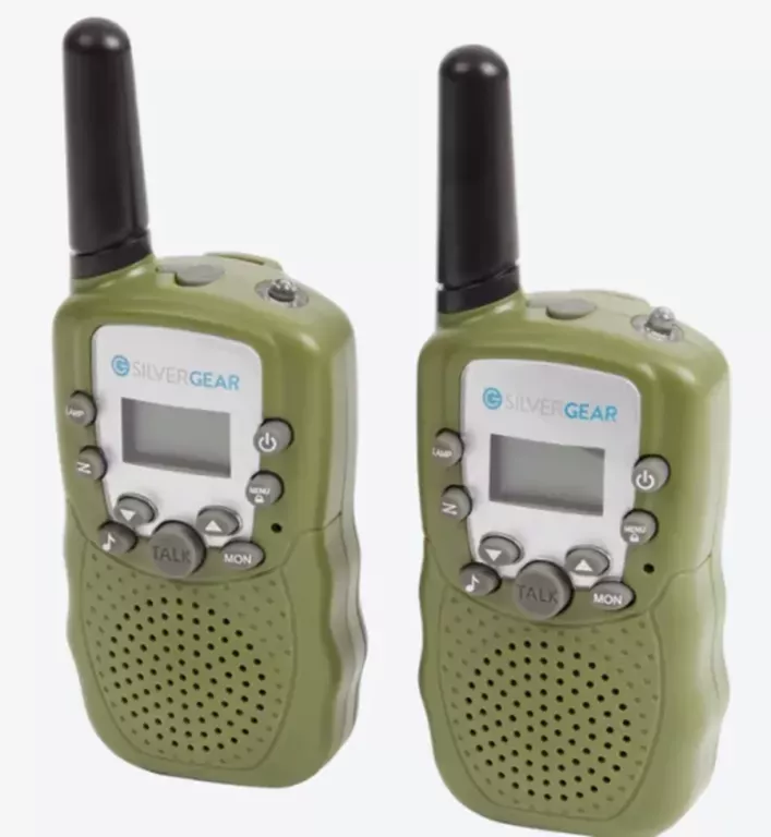ZESTAW KRÓTKOFALÓWEK WALKIE-TALKIE ZASIĘG DO 3KM 2 SZT LCD