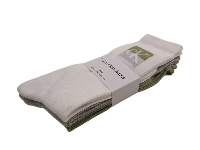CALVIN KLEIN SKARPETY MEN'S ONE SIZE ORYGINAŁ 3-PACK CK