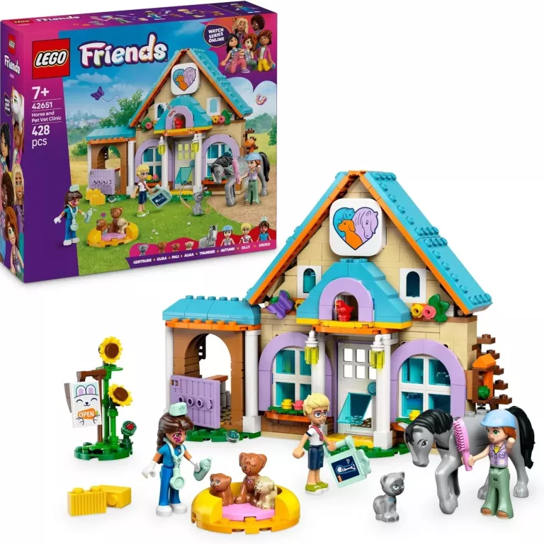 KLOCKI LEGO FRIENDS 42651 – KOŃ I LECZNICA DLA ZWIERZĄT