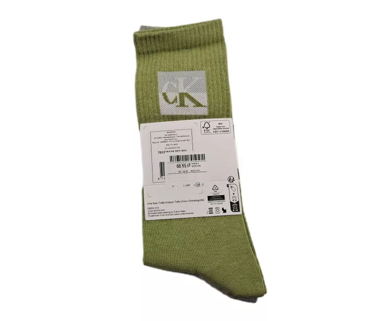 CALVIN KLEIN SKARPETY MEN'S ONE SIZE ORYGINAŁ 3-PACK CK