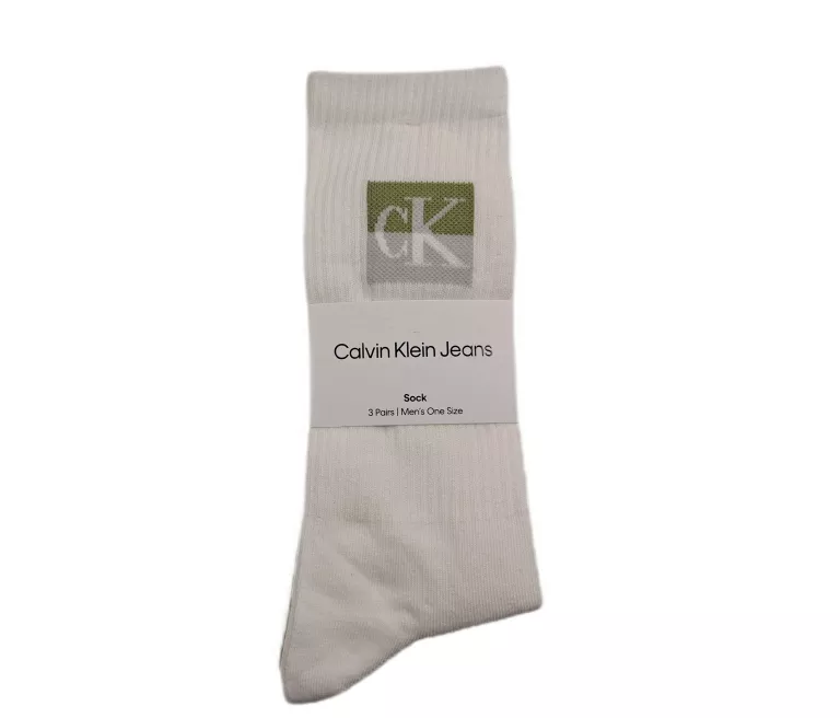 CALVIN KLEIN SKARPETY MEN'S ONE SIZE ORYGINAŁ 3-PACK CK
