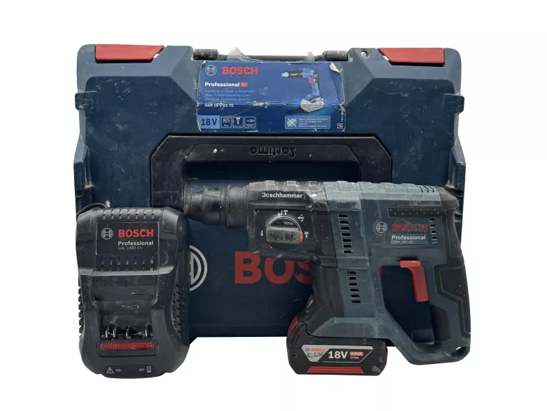 MŁOTOWIERTARKA BOSCH GBH 18V-20 03/2018R SDS-PLUS 1,7J + AKU 4.0AH