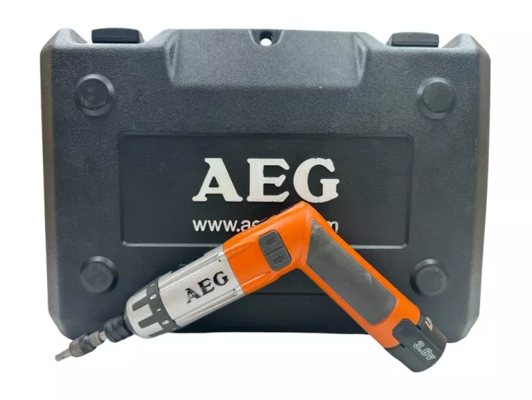 WIERTARKO-WKRĘTARKA AEG SE 3.6 LI + 2X BATERIA 1.5AH + 28 BITÓW