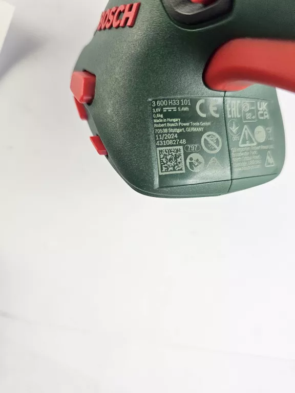NOŻYCE AKUMULATOROWE BOSCH ISIO 3,6V KOMPLET