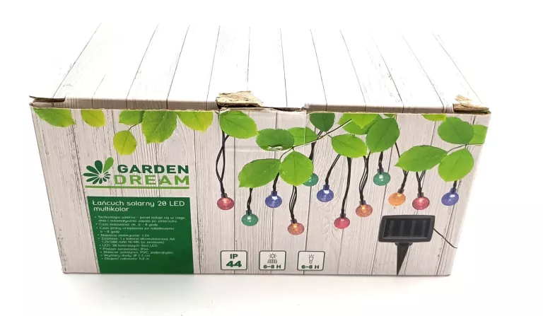 SOLARNY ŁAŃCUCH 20 LED GARDEN DREAM