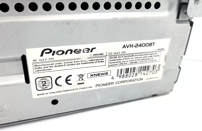 RADIO SAMOCHODOWE PIONEER AVH-2400BT 4 X 50W