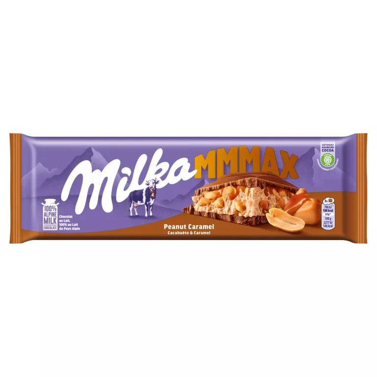 CZEKOLADA MLECZNA MILKA 276 G PEANUT CARAMEL