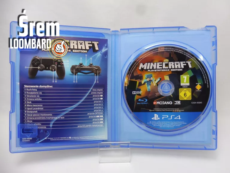 GRA MINECRAFT NA PS4, STAN DB!