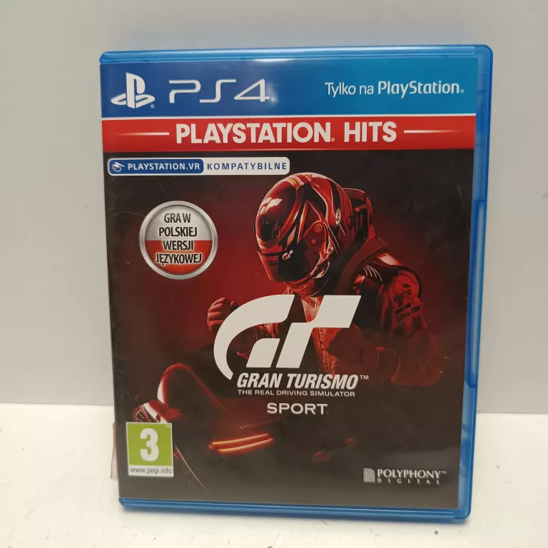 GRA NA PS4 GRAN TURISMO SPORT