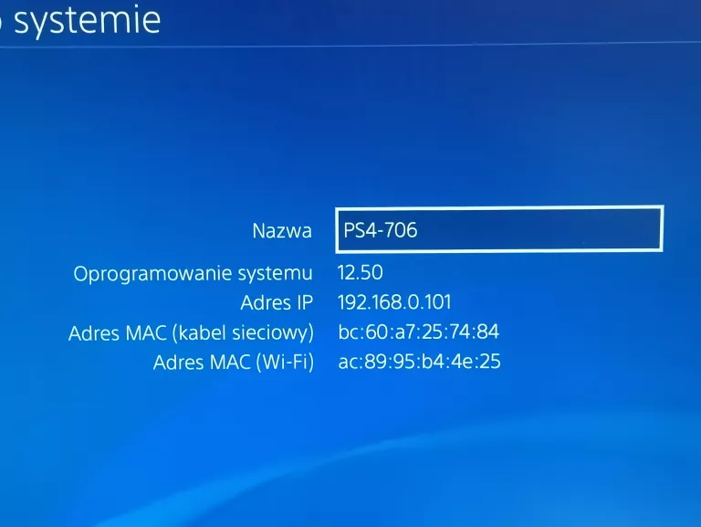 KONSOLA PS4 500GB CUH-1216A 500GB + 1 PAD, 1 GRA, KABLE