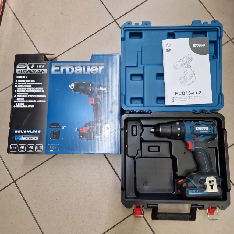 WIERTARKO-WKRĘTARKA ERBAUER ECD18-LI-2 18V