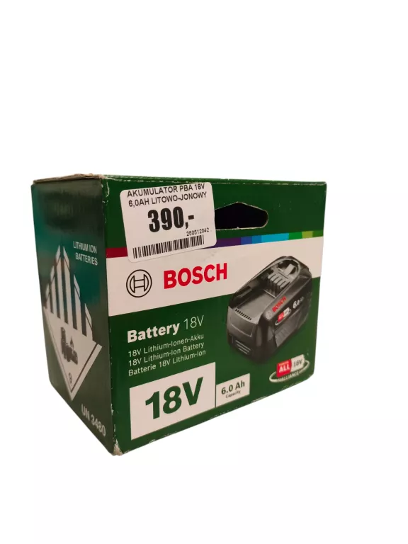 AKUMULATOR PBA 18V 6,0AH LITOWO-JONOWY BOSCH