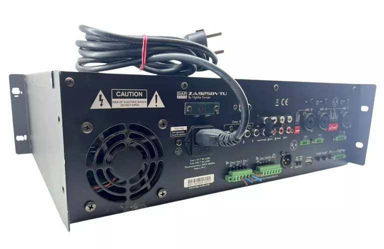 WZMACNIACZ MIKSUJĄCY DAP ZA-9250VTU - 4-STREFOWY 250 W 100 V