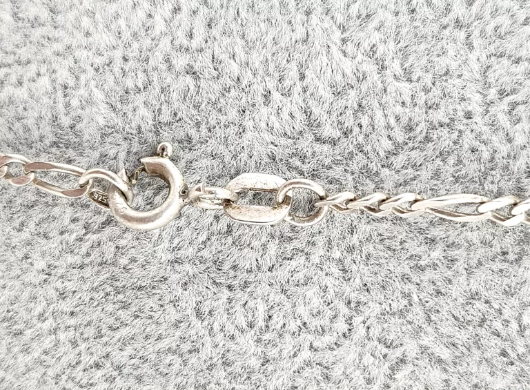ELEGANCKI SREBRNY ŁANCUSZEK 5,16G 925 58CM UNISEKS