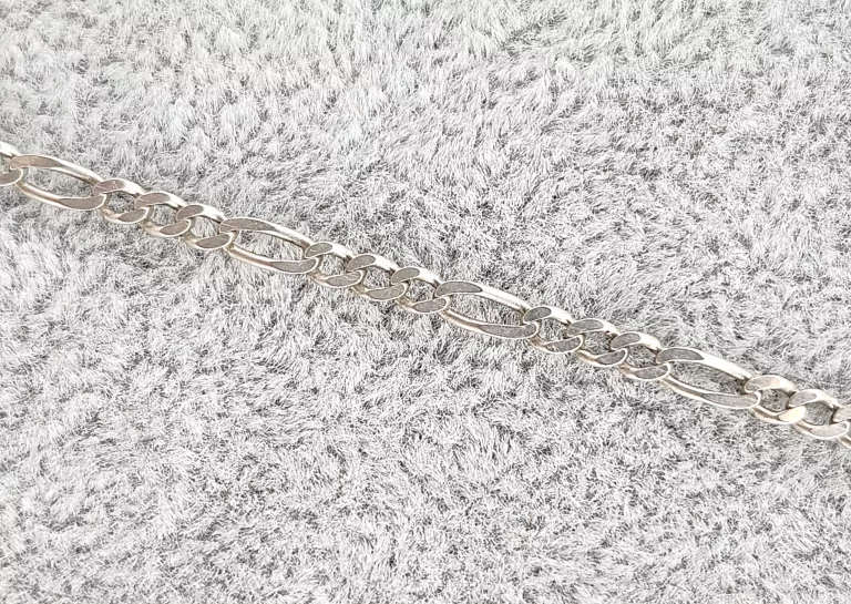 ELEGANCKI SREBRNY ŁANCUSZEK 5,16G 925 58CM UNISEKS