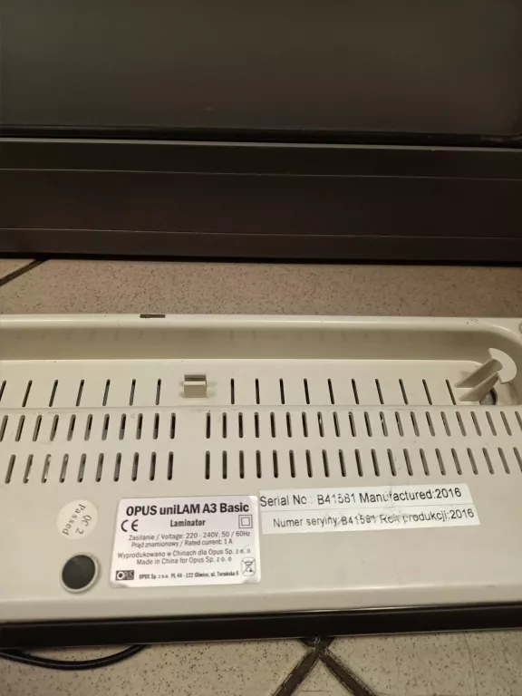 LAMINATOR OPUS UNILAM A3 BASIC