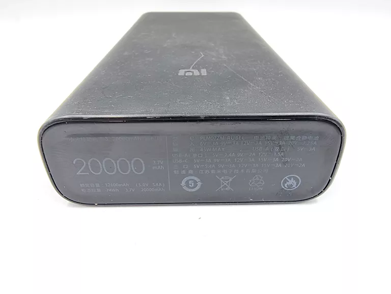 POWERBANK XIAOMI 20K MAH CZARNY