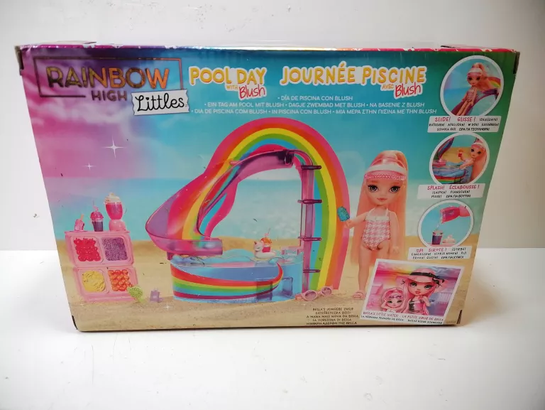 RAINBOW POOL DAY JOUNER PISCINE BLUSH
