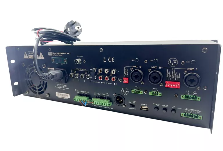 WZMACNIACZ MIKSUJĄCY DAP ZA-9250VTU - 4-STREFOWY 250 W 100 V