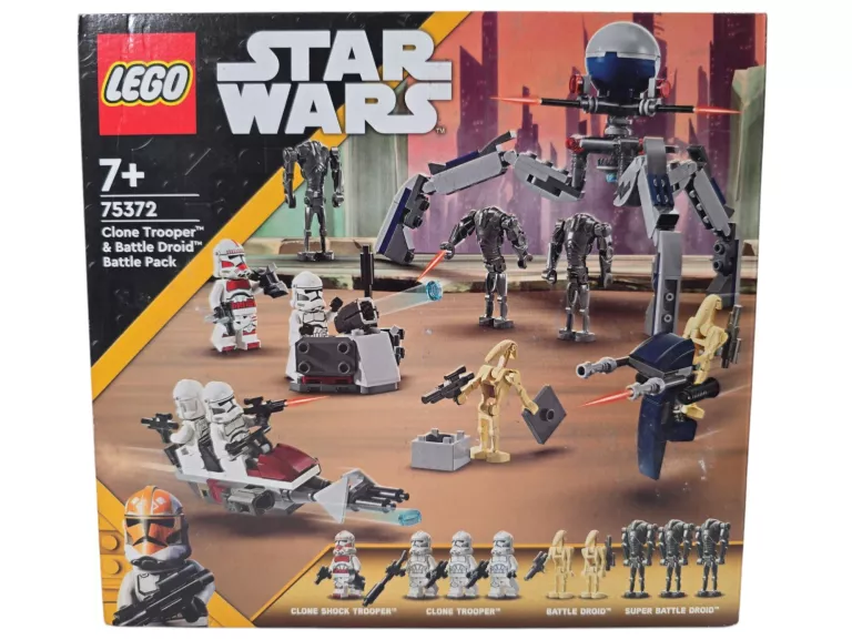 LEGO STAR WARS 75372 ZESTAW BITEWNY Z ŻOŁNIERZEM ARMII KLONÓW I DROIDEM