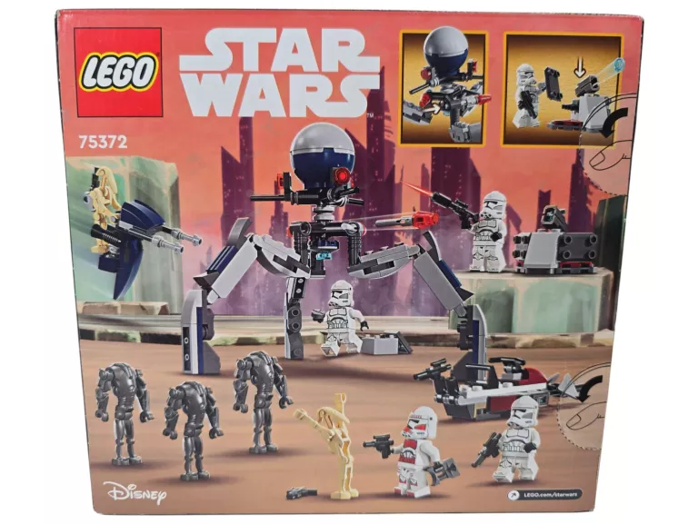 LEGO STAR WARS 75372 ZESTAW BITEWNY Z ŻOŁNIERZEM ARMII KLONÓW I DROIDEM