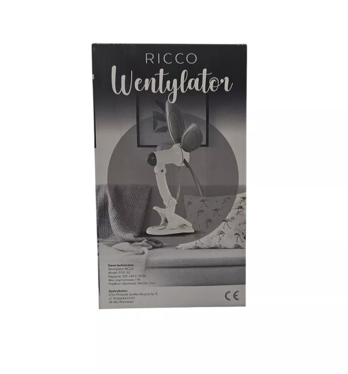 WENTYLATOR RICCO FF01-33