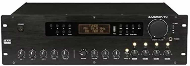 WZMACNIACZ MIKSUJĄCY DAP ZA-9250VTU - 4-STREFOWY 250 W 100 V