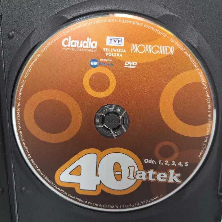 PLYTA DVD 40-LATEK ODC. 1-5