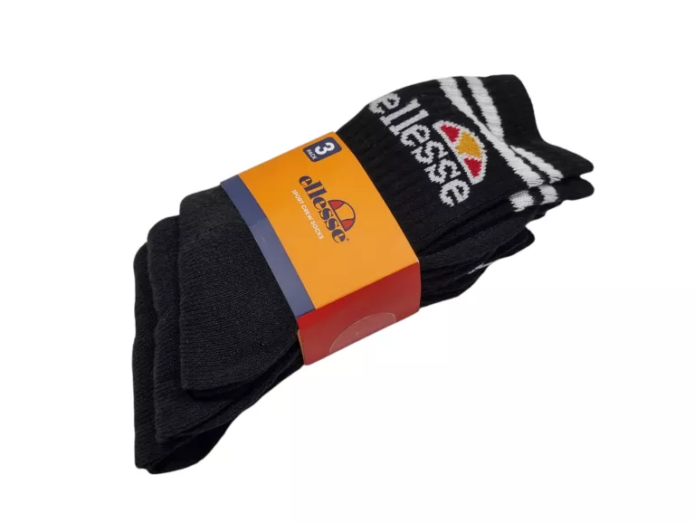ELLESSE VULLONI UNISEX SKARPETY 3 PARY SBSA3955 BLACK 39-42