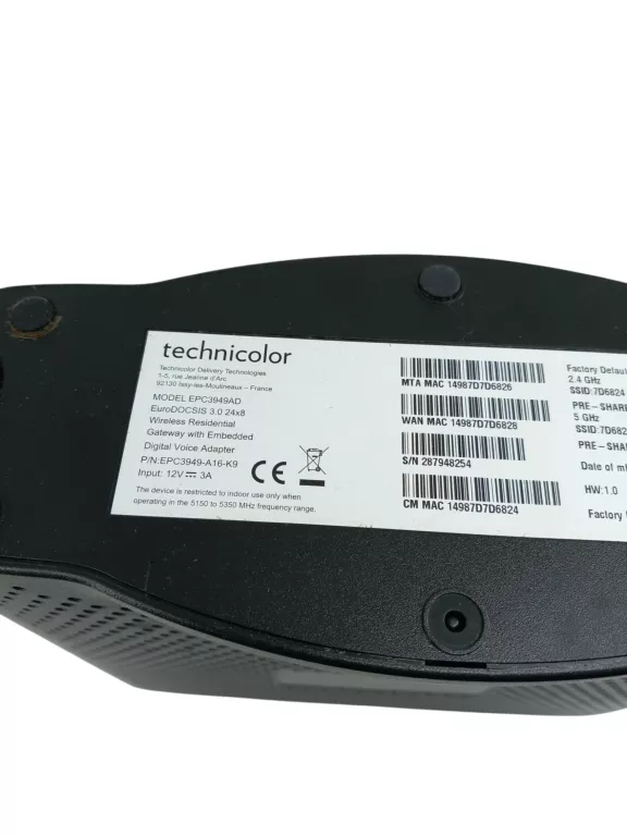 ROUTER TECHNICOLOR EPC3949AD