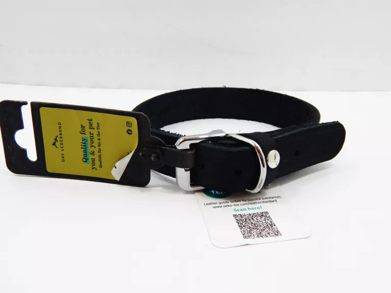 OBROŻA SKÓRZANA DAS LEDERBAND CZARNA SIZE M