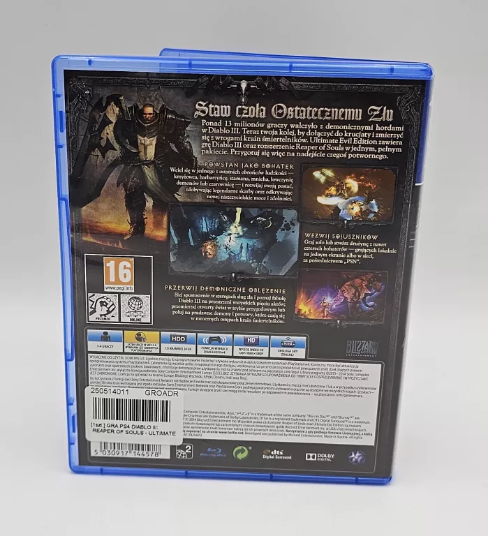 GRA PS4 DIABLO III: REAPER OF SOULS - ULTIMATE EVIL EDITION