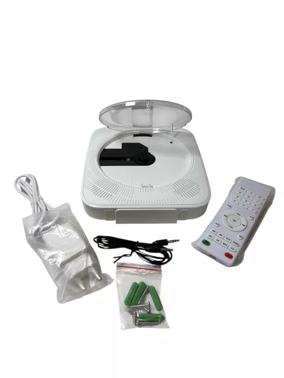 RADIO AUX USB FM BIAŁY MP3 ODTWARZACZ PRZENOŚNY CD GŁOŚNIK BLUETOOTH MAITE