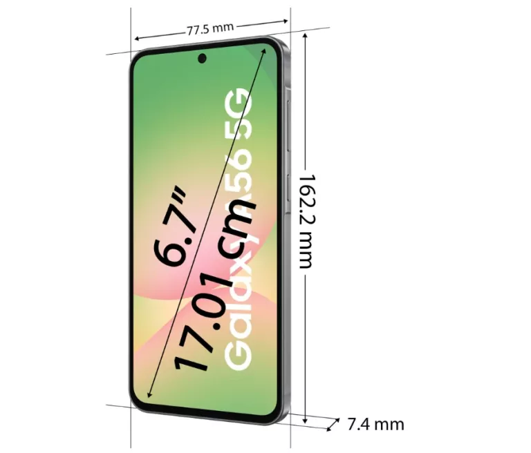 TELEFON SAMSUNG GALAXY A56 5G 8/256GB 6.7" 120HZ GRAFITOWY SM-A566B/DS