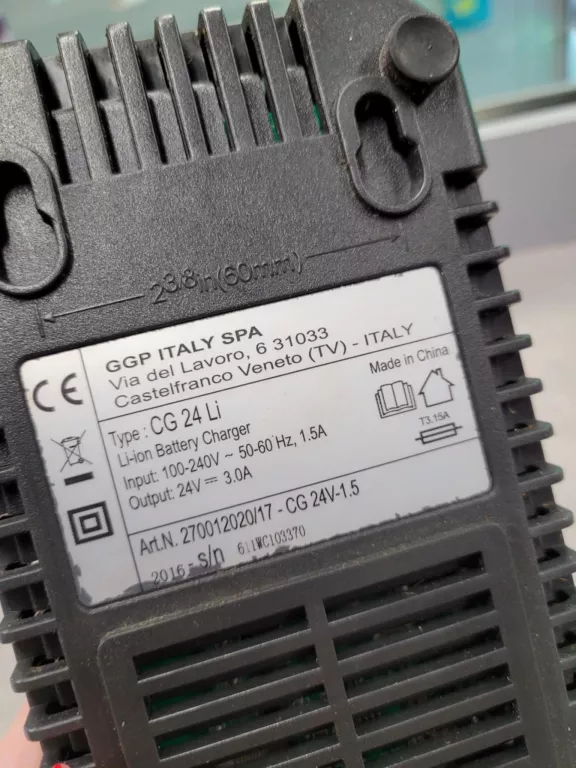 ŁADOWARKA STIGA CG 24 LI 24 V Z AKUMULATOREM BT 24 LI 4.0 24V