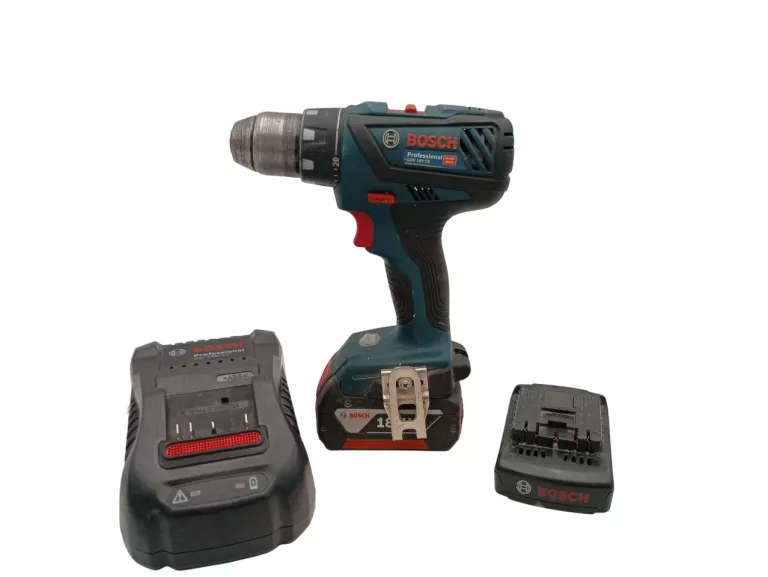 WIERTARKO-WKRĘTARKA BOSCH GSR 18V-28 + AKU 3.0 AH + AKU 1,5 AH+ ŁADOWARKA