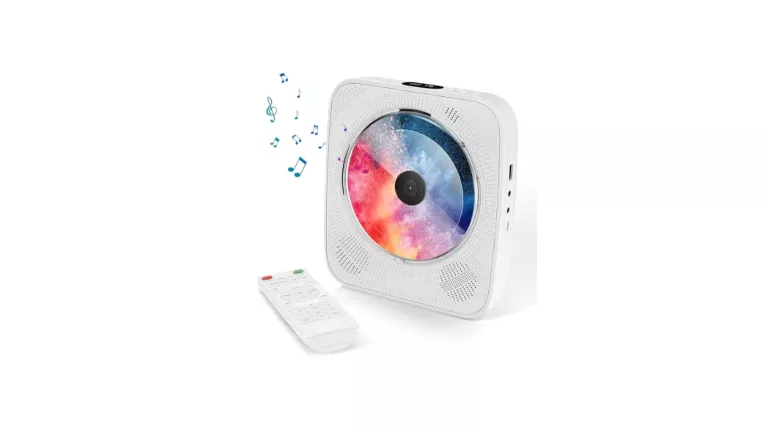 RADIO AUX USB FM BIAŁY MP3 ODTWARZACZ PRZENOŚNY CD GŁOŚNIK BLUETOOTH MAITE