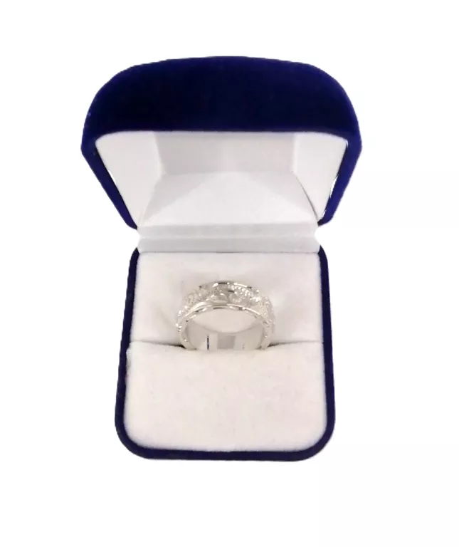 ORYGINALNA SREBRNA OBRĄCZKA 7,86G 925 R.19