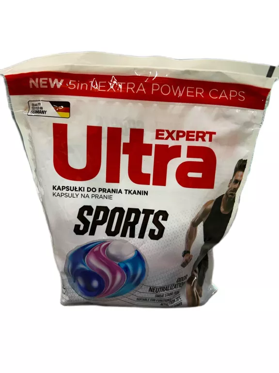 KAPSUŁKI DO PRANIA TKANIN ULTRA SPORTS 20 SZTUK
