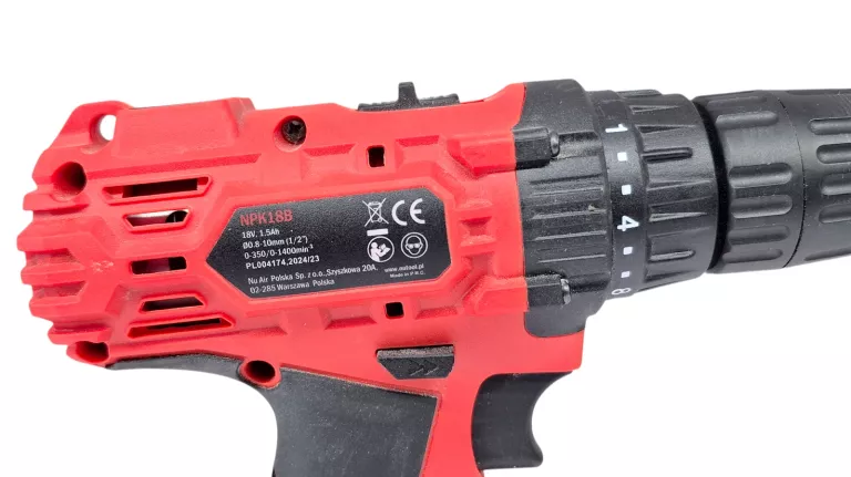 WIERTARKO-WKRĘTARKA 18 V 1 AKUMULATOR NUTOOL NPK-18B